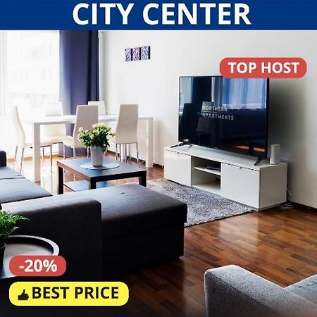 Oulu City Center 4-Room Apartment Parking מראה חיצוני תמונה