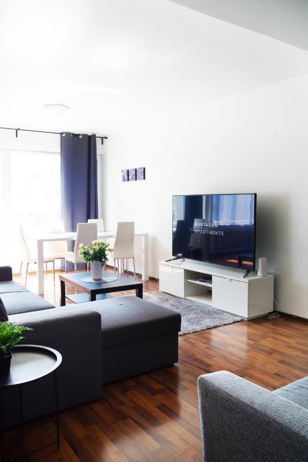 Oulu City Center 4-Room Apartment Parking מראה חיצוני תמונה
