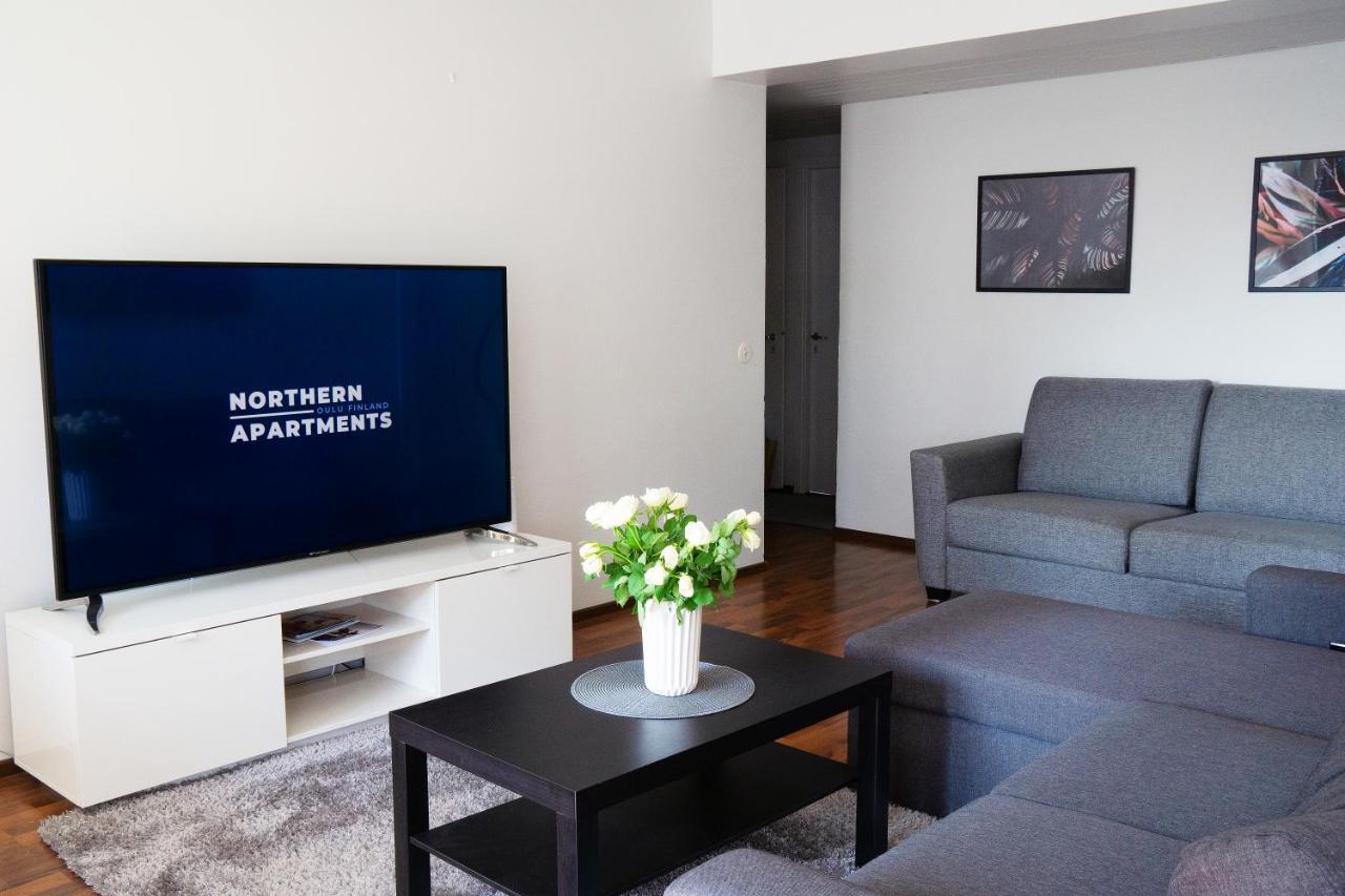 Oulu City Center 4-Room Apartment Parking מראה חיצוני תמונה