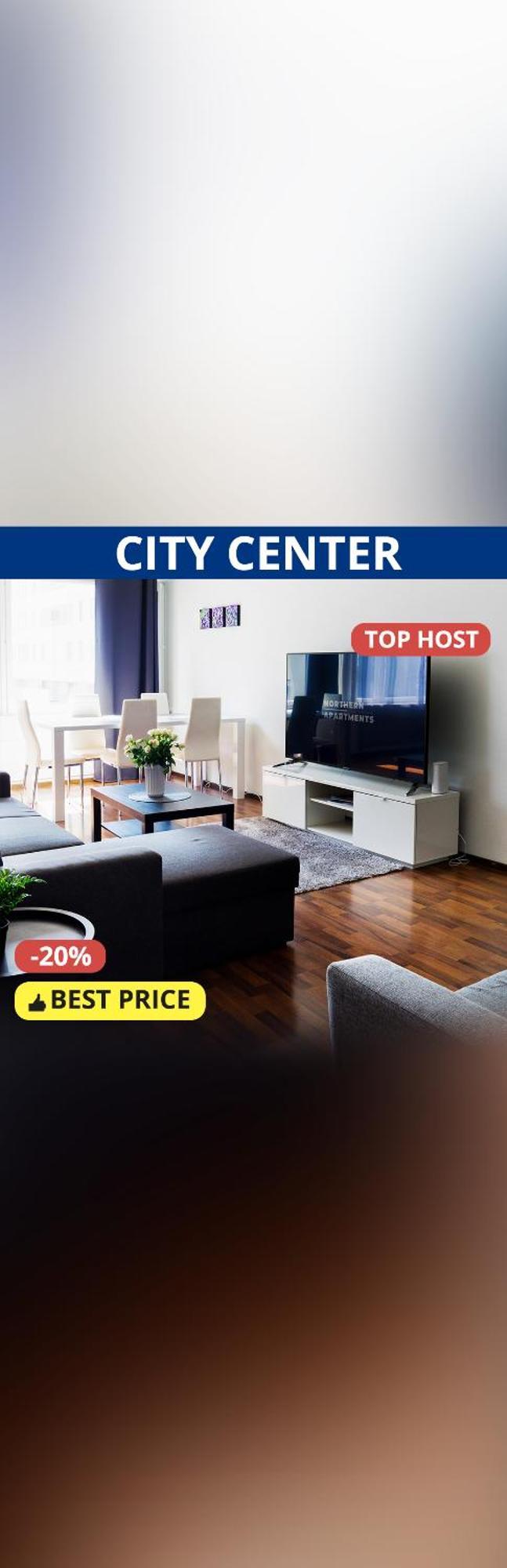 Oulu City Center 4-Room Apartment Parking מראה חיצוני תמונה